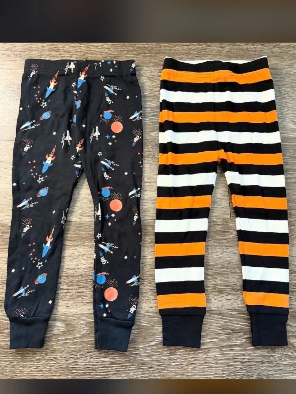 FINAL SALE Old Navy 100% Cotton PJ Pants 2-PACK Space & Halloween